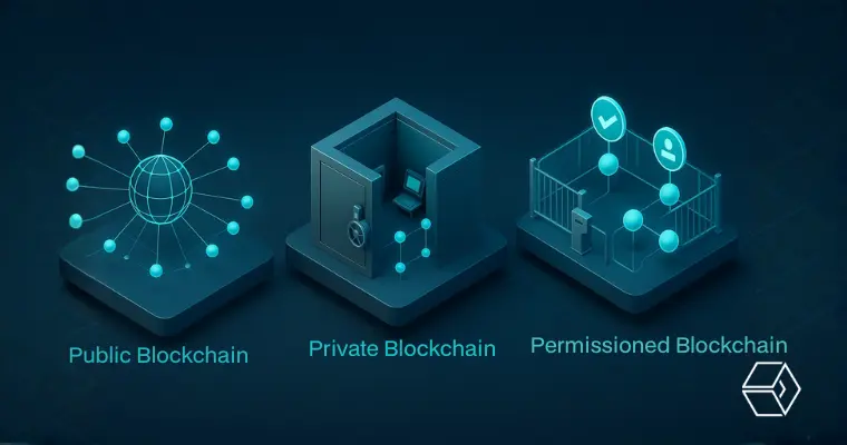 Public vs Private vs Permissioned Blockchain Types
