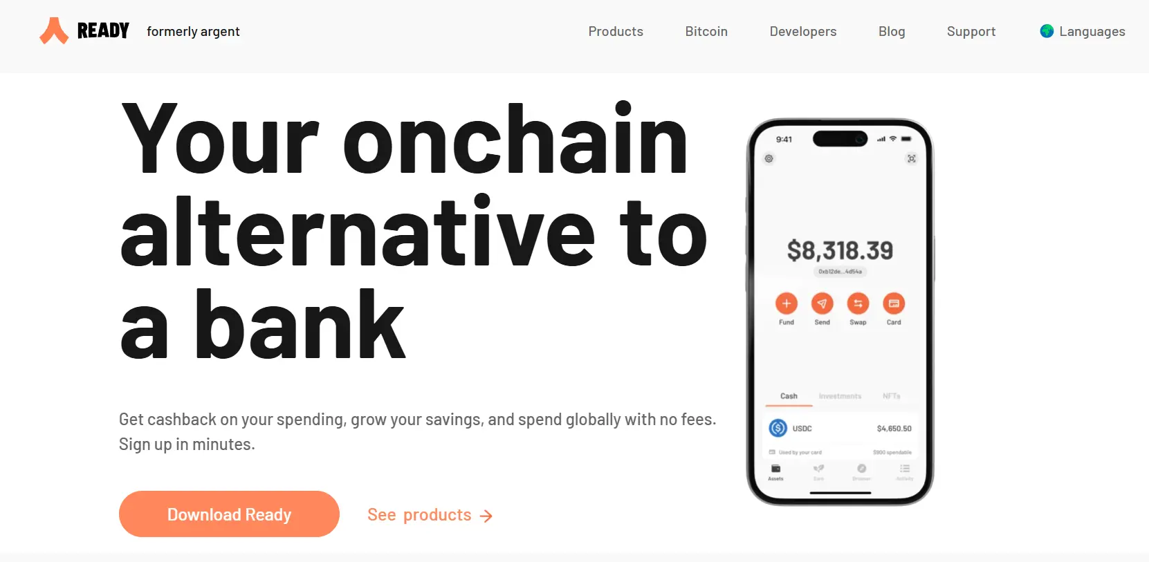 Ready Wallet Dashboard