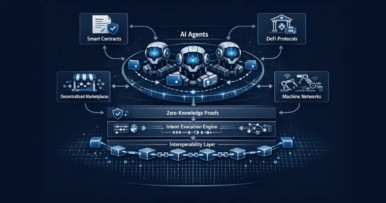 Execution process of AI agents in blockchain