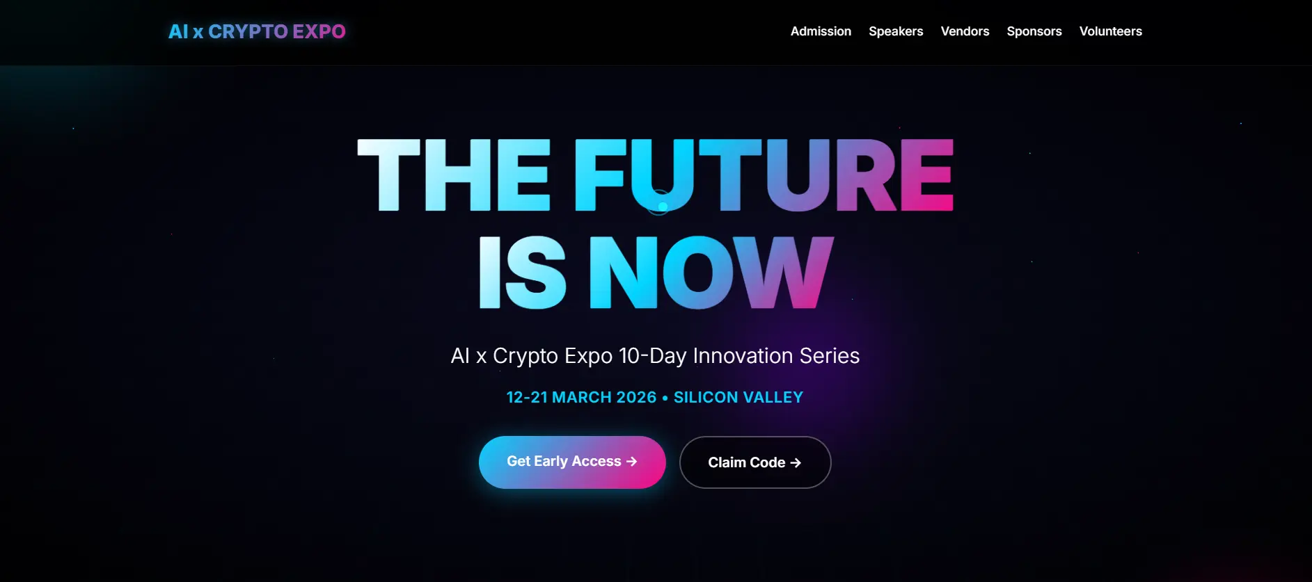 Banner of AI x Crypto Expo