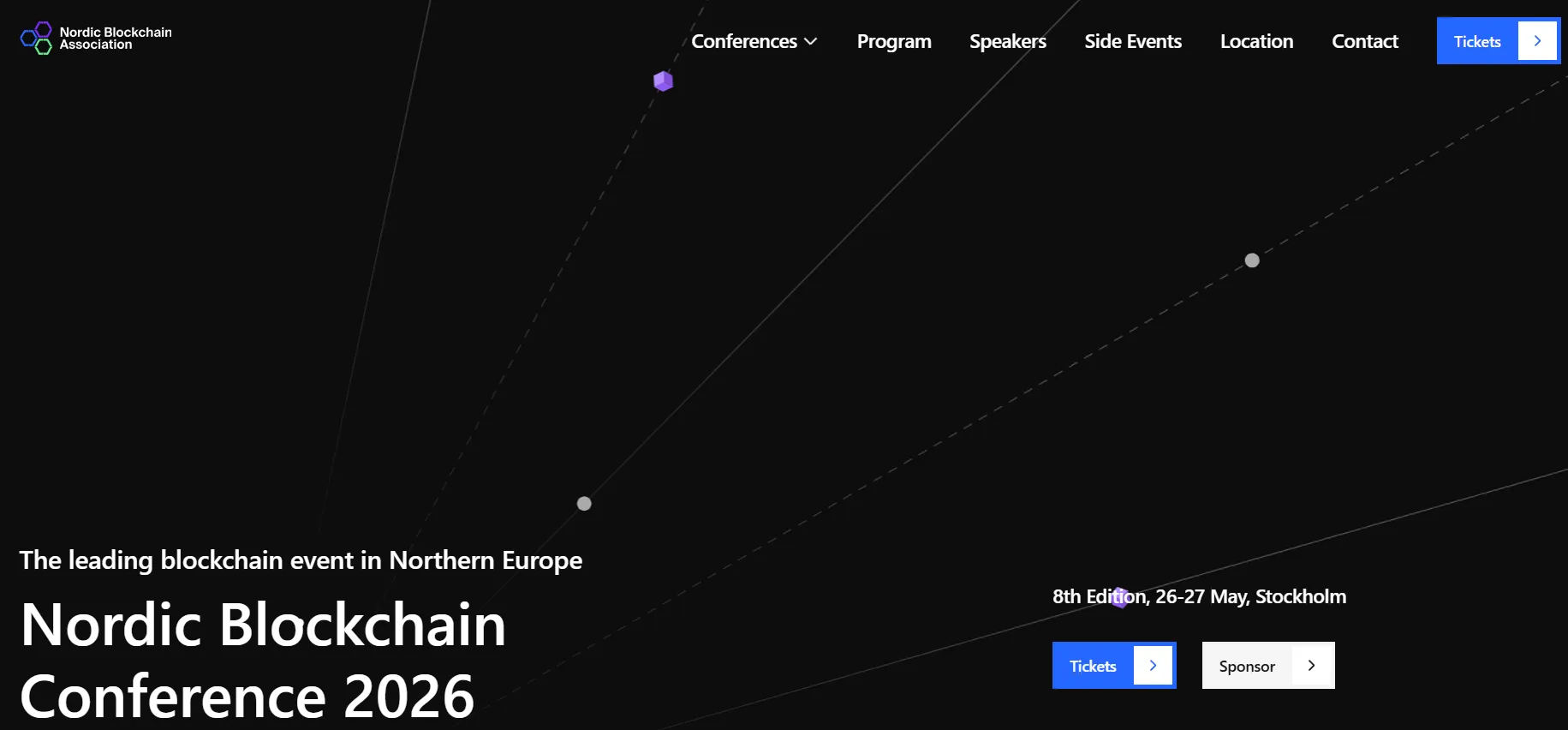 Nordic Blockchain Event dashboard