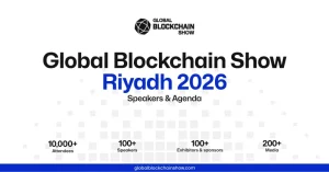 Global Blockchain Show Event Banner