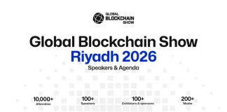 Inside Global Blockchain Show Riyadh 2026: Speakers, Agenda, and Web3 Innovation Global Blockchain Show Event Banner