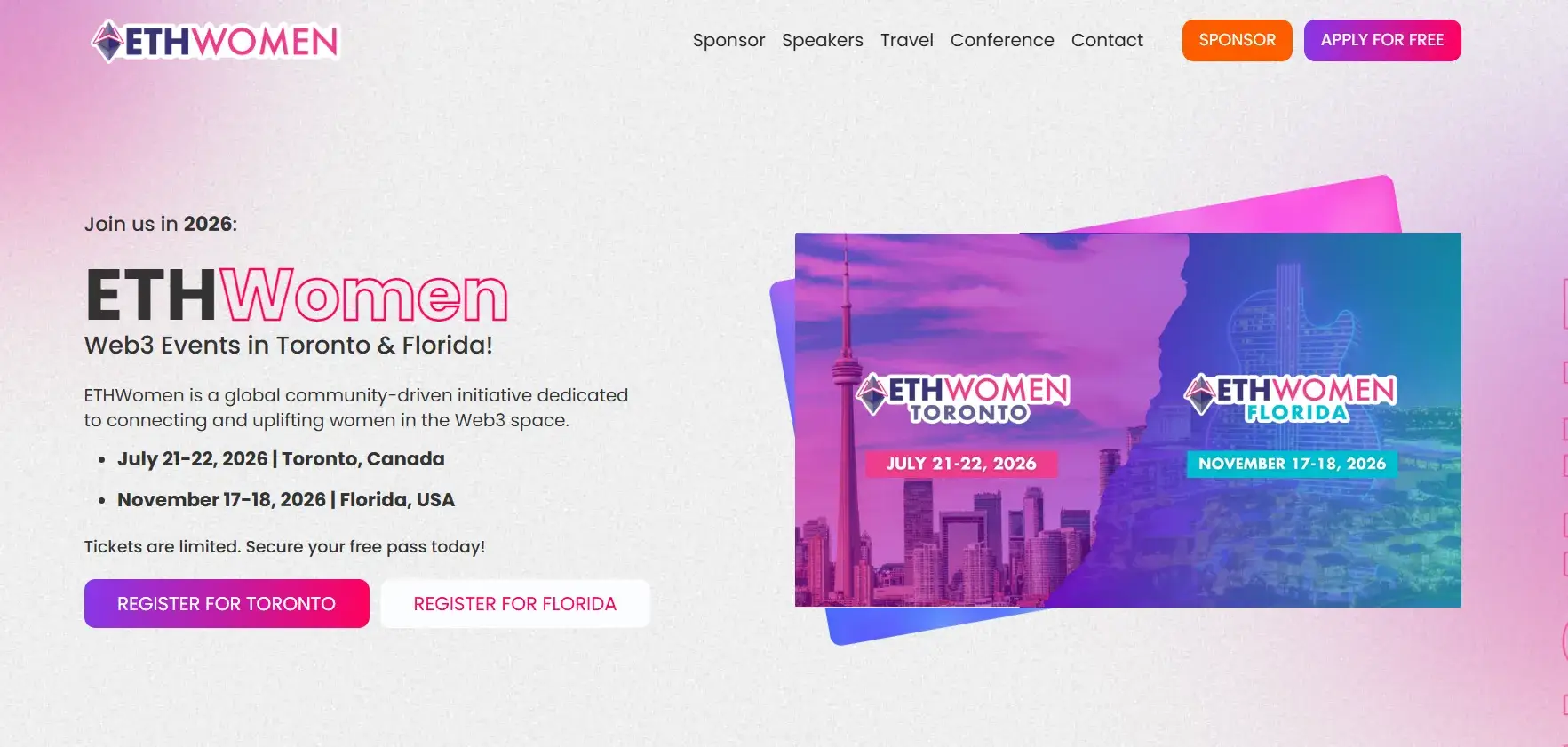 ETH Women event Banner