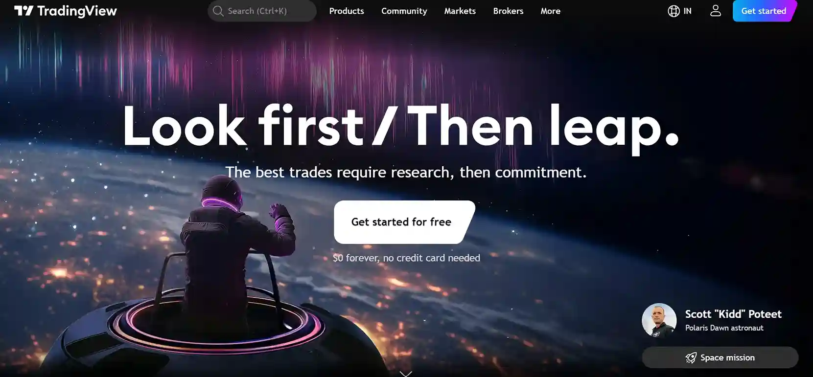 TradingView Platform Dashboard