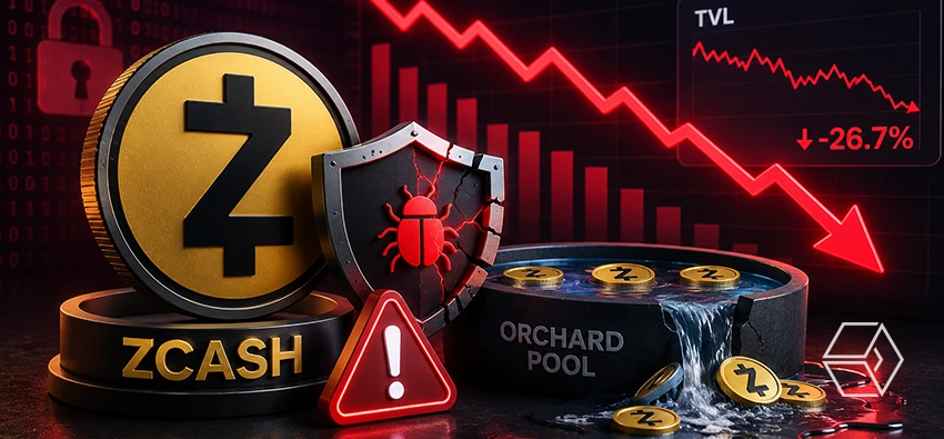 Zcash TVL Drops Following Bug Incident in Orchard Pool