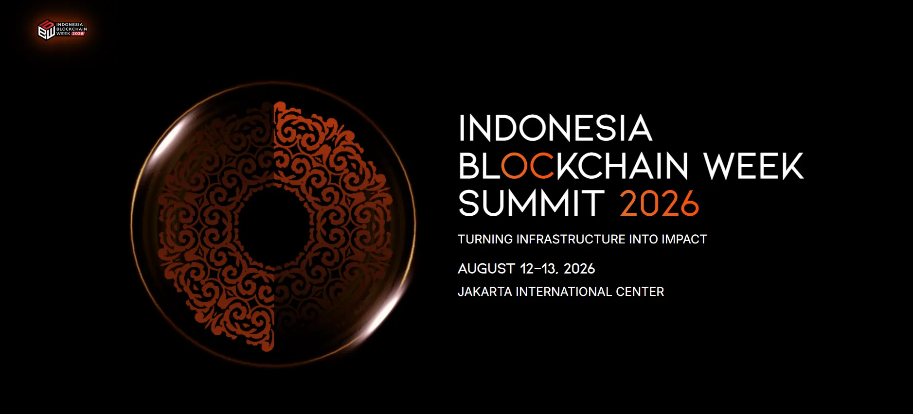 Indonesia blockchain week event banner