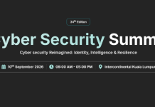 Malaysia’s Cybersecurity Leaders to Convene at the 34th Edition Cyber Security Summit Malaysia 2026 Cyber Security Summit Malaysia 2026